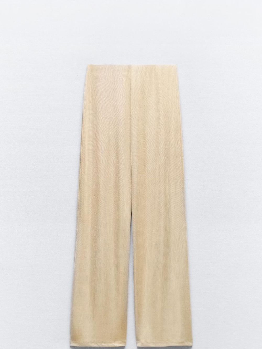 Zara Gold Wide-Leg Pants